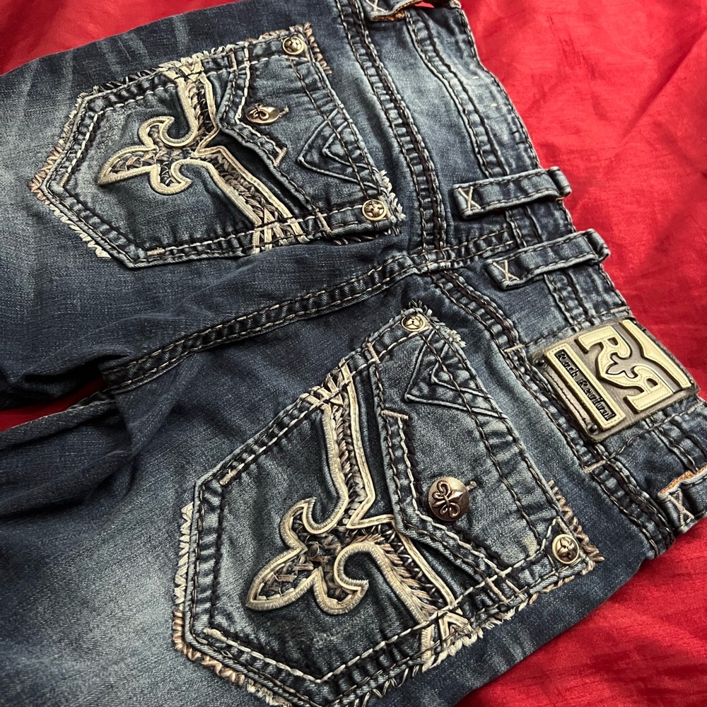 Rock revival pants size 32-32. BOOTCUT